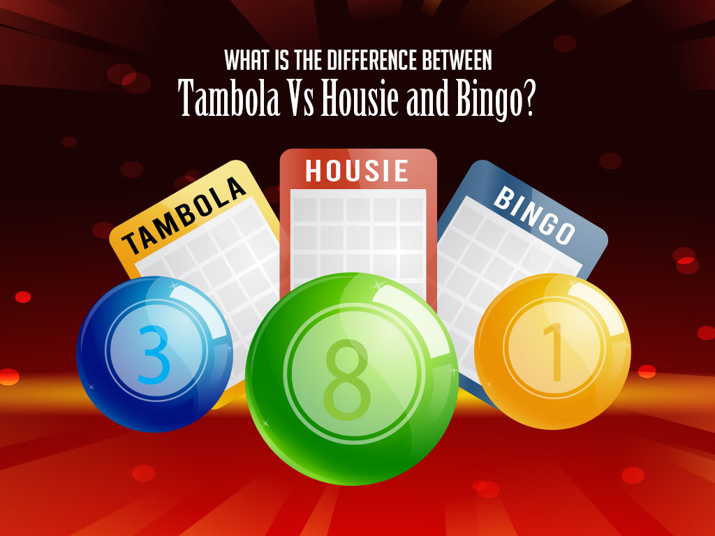differences between bingo vs tambola vs housie